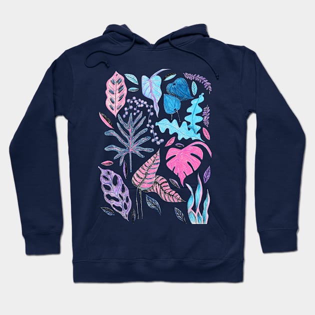 Herbarium House Plants Hoodie by Jess Illustrates